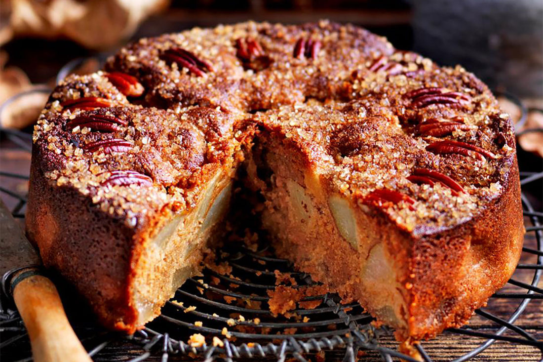 Pear and Seville Marmalade Cake