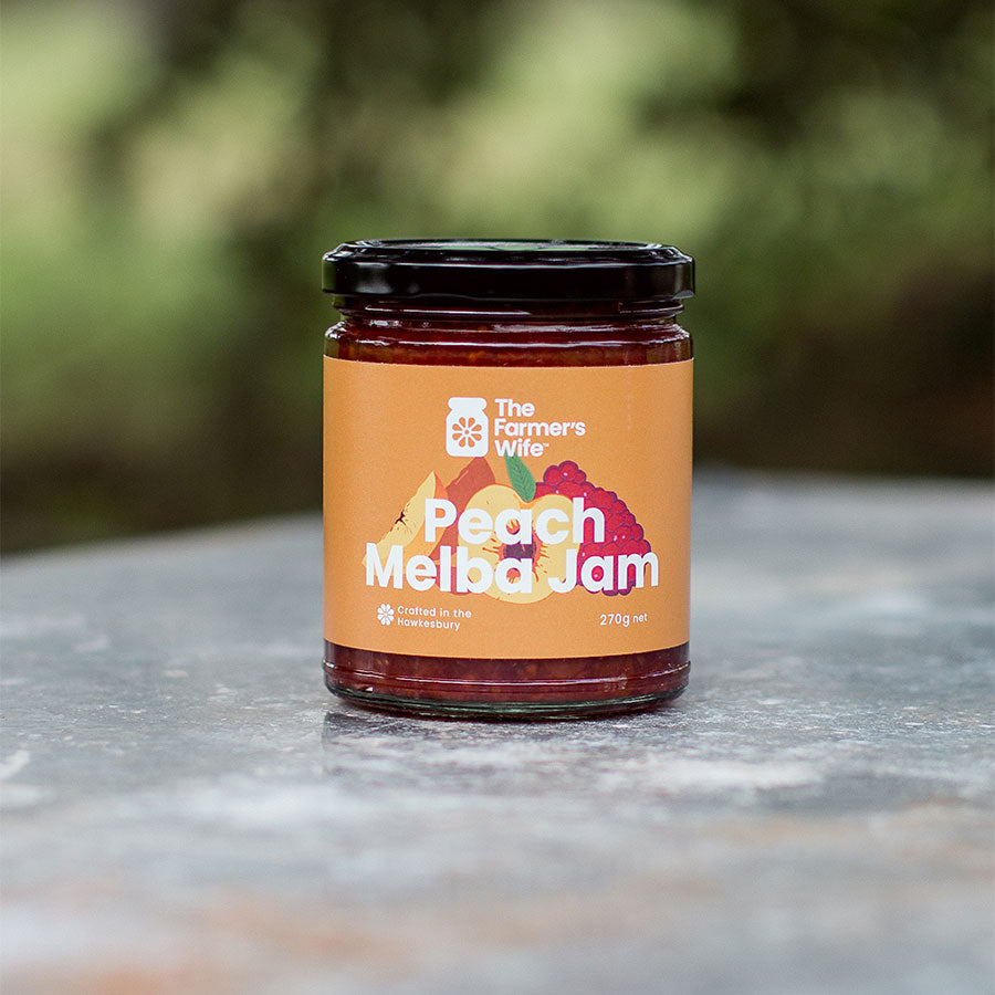 Peach Melba Jam
